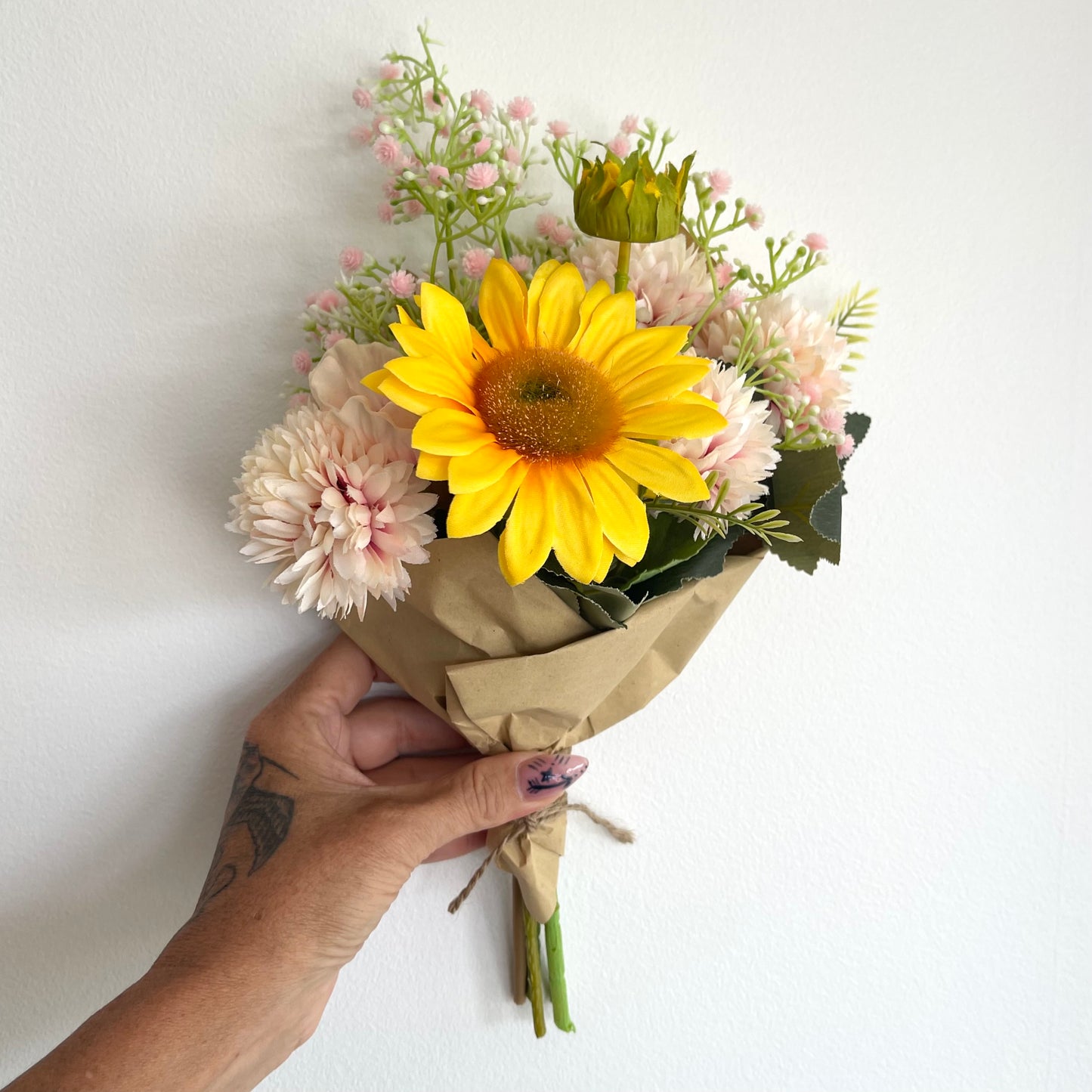 Pom Pom Sunflowers Mini Bouquet