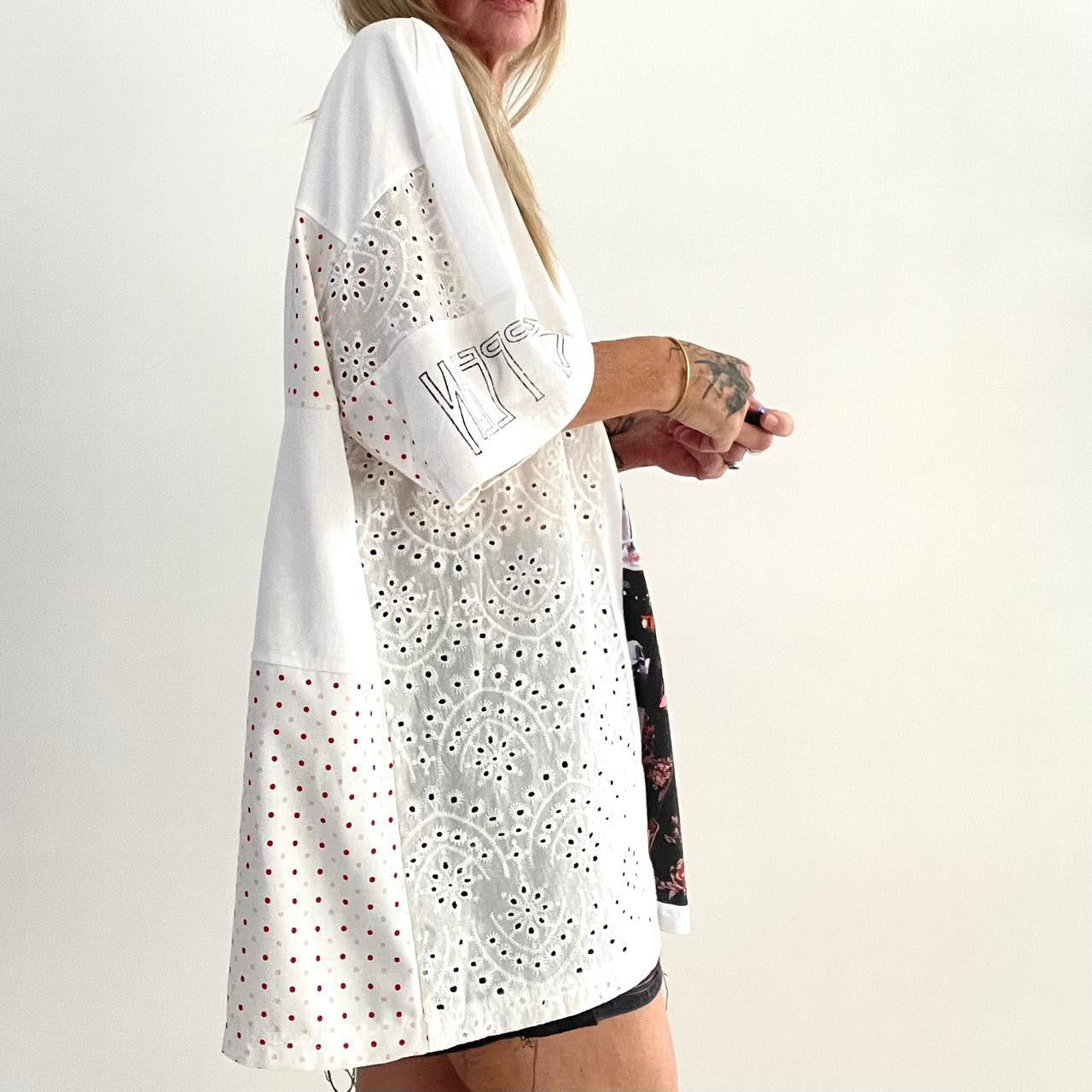 Vintage Patchworked Oversized T-Shirt