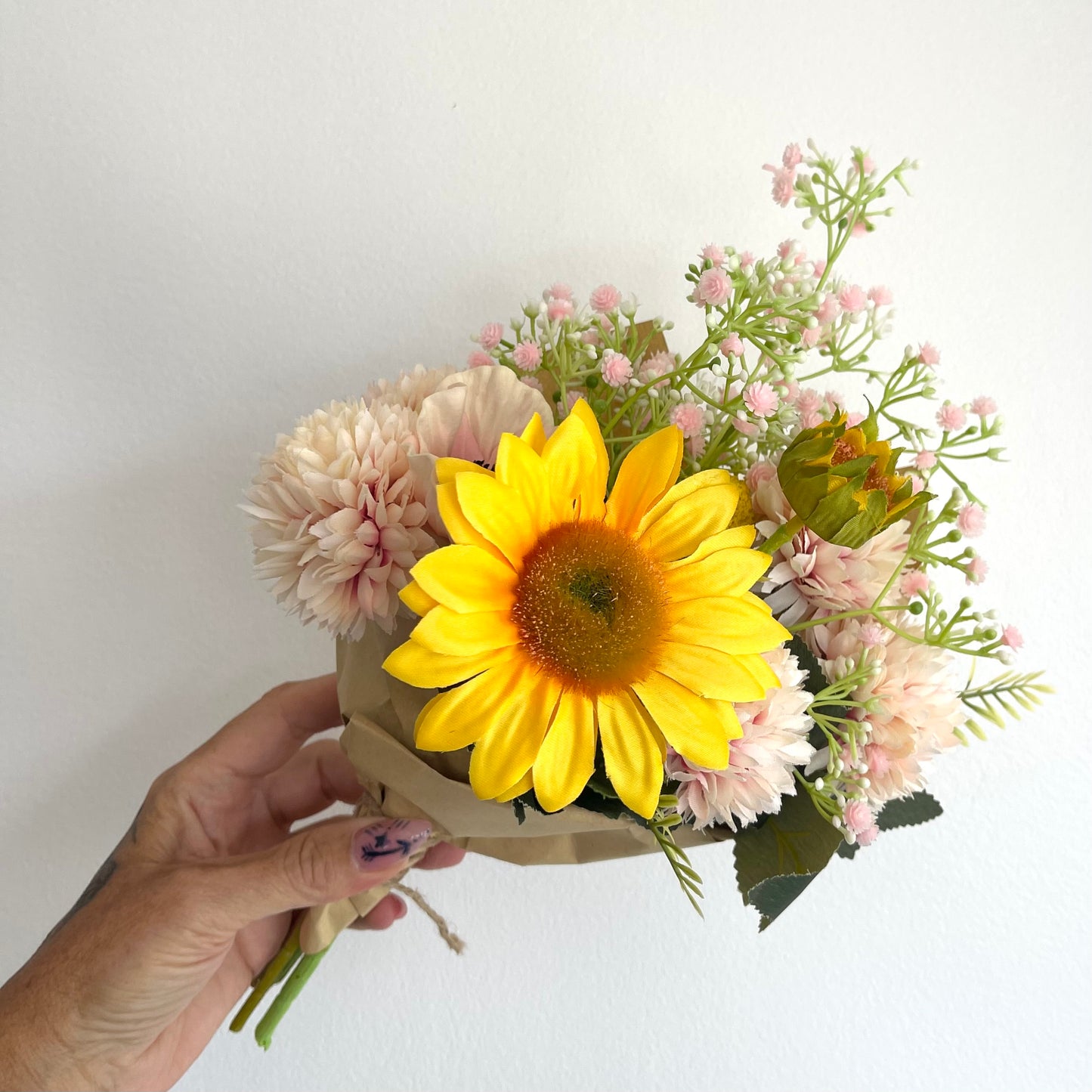 Pom Pom Sunflowers Mini Bouquet