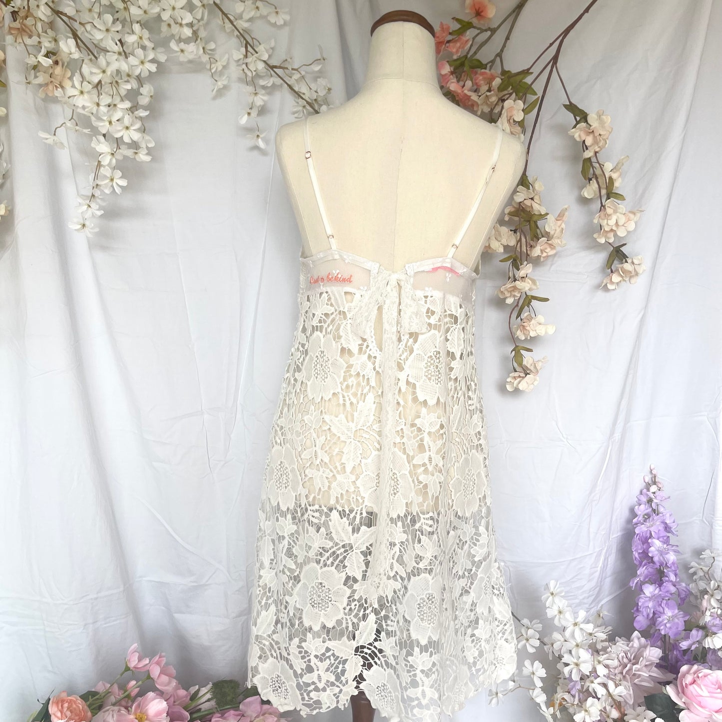 Cool to be Kind Lace Slip Dress