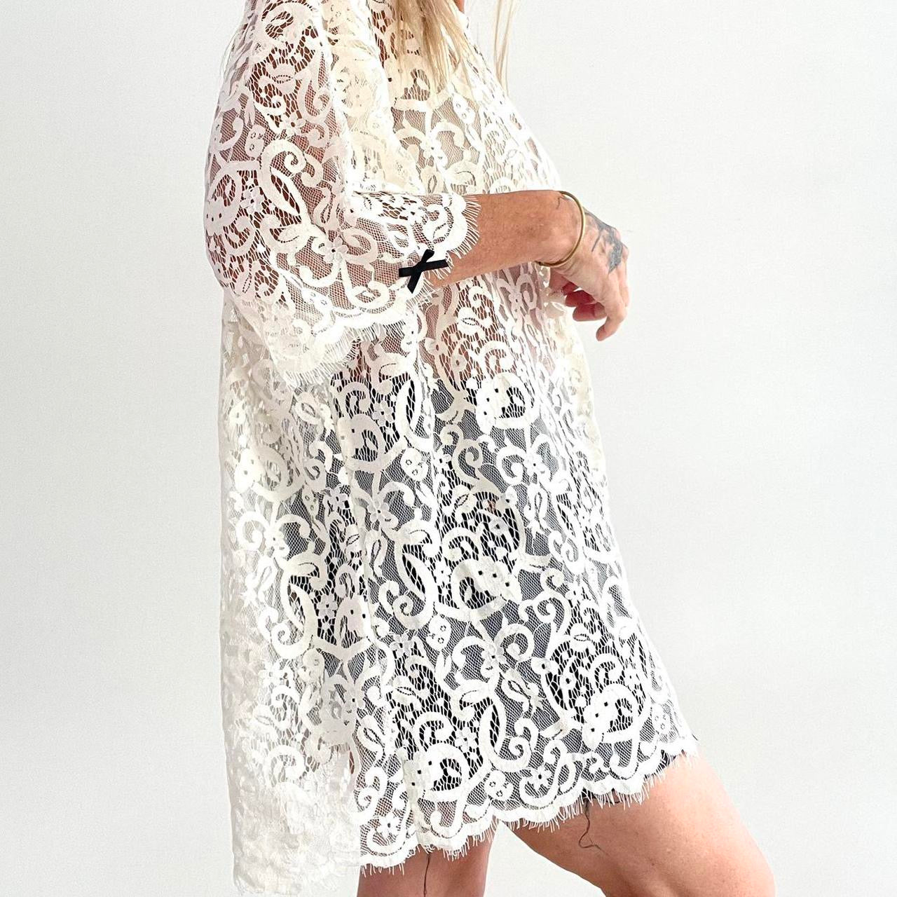 Paris Oversized Lace T-Shirt