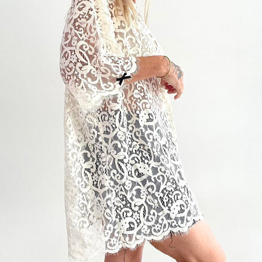 Paris Oversized Lace T-Shirt