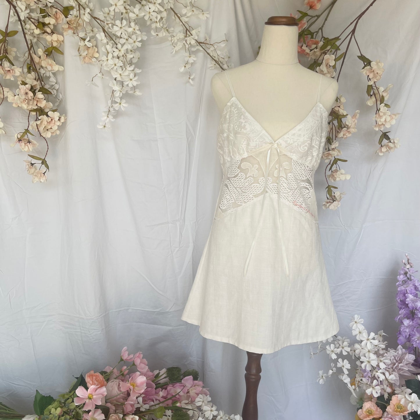 Rainbows & Unicorns Lace Slip Dress