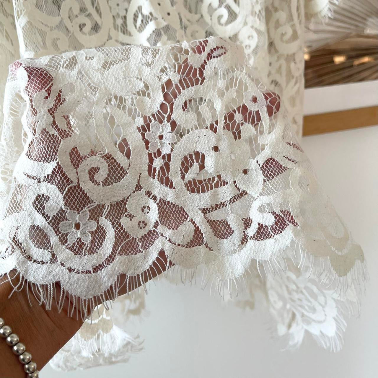 Paris Oversized Lace T-Shirt