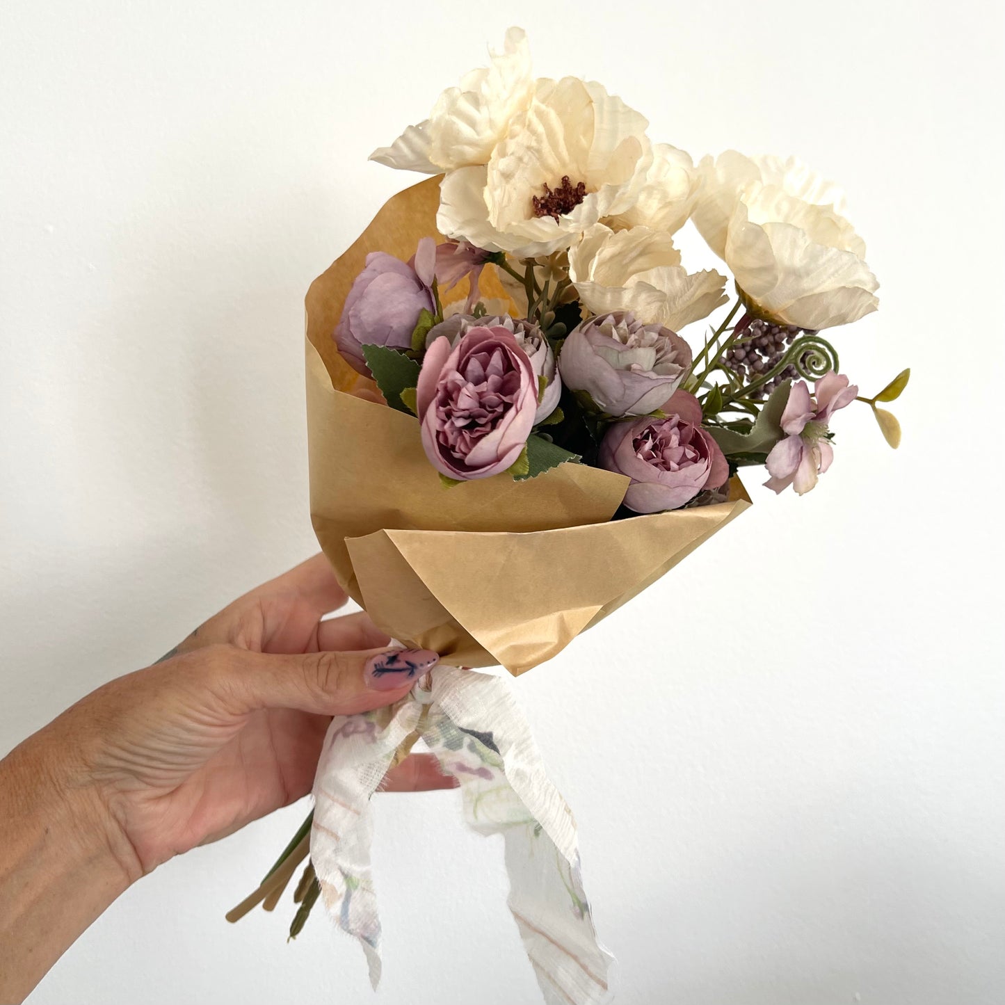 Lavender Cream Mini Bouquet