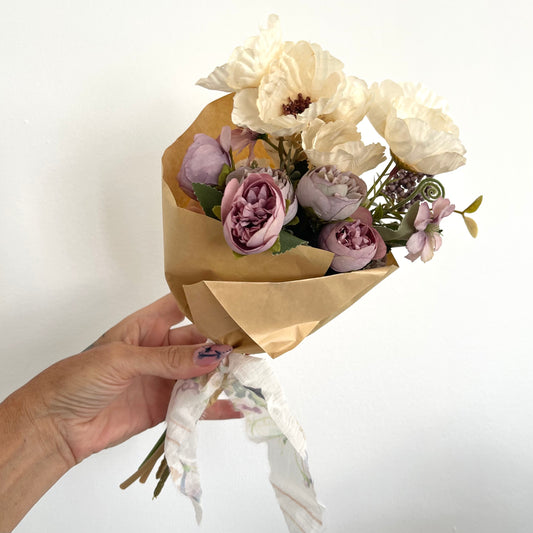 Lavender Cream Mini Bouquet