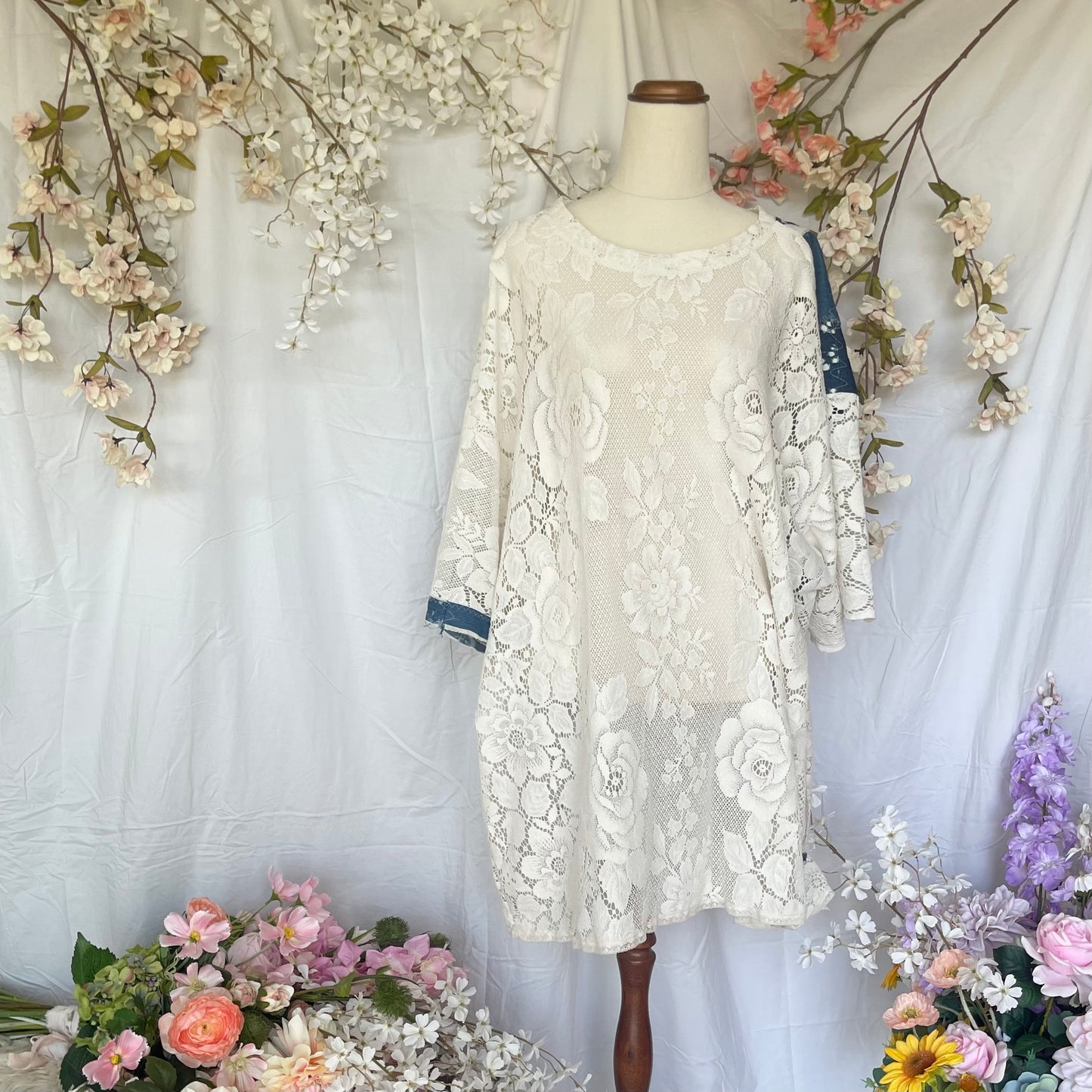 Wonderland Lace Oversized T-Shirt