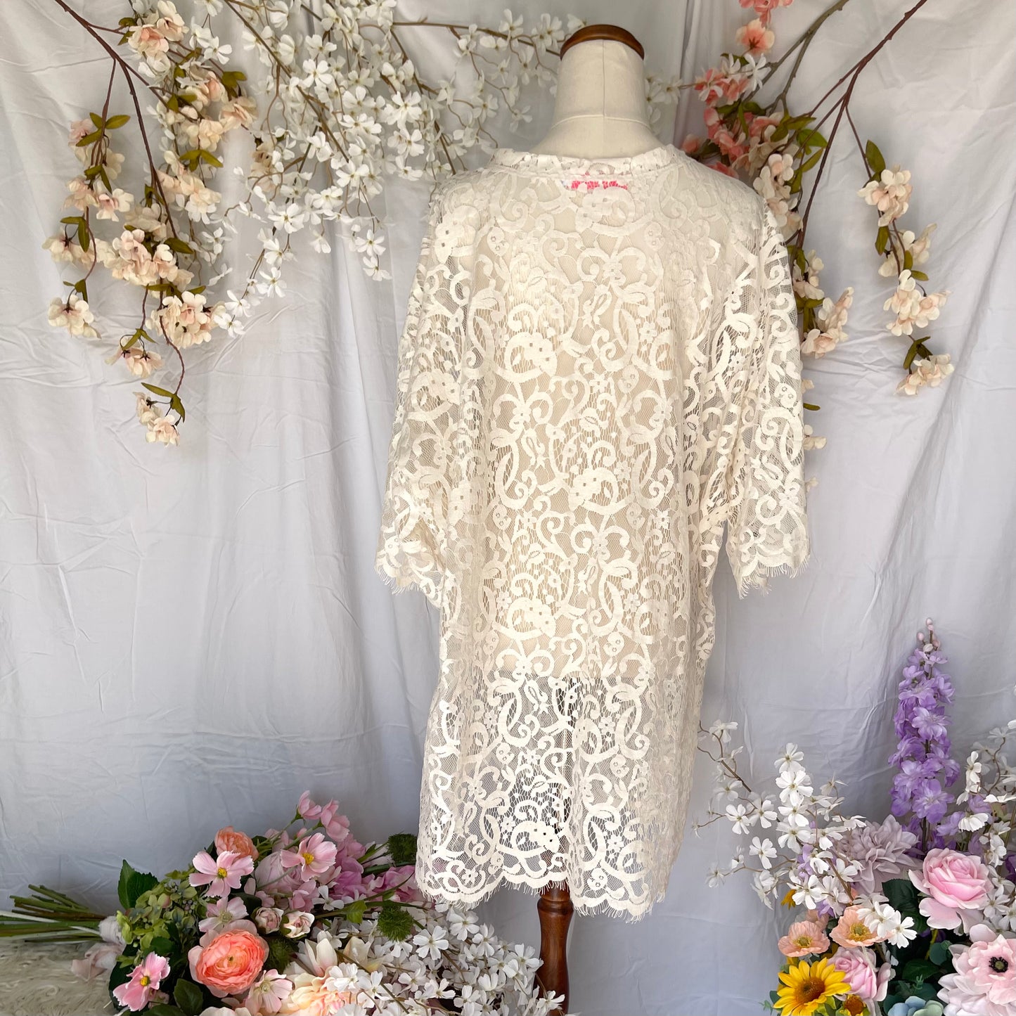 Paris Oversized Lace T-Shirt