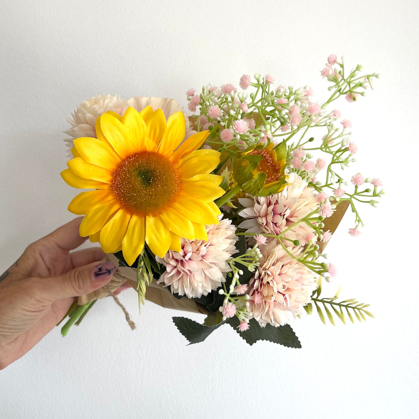 Pom Pom Sunflowers Mini Bouquet
