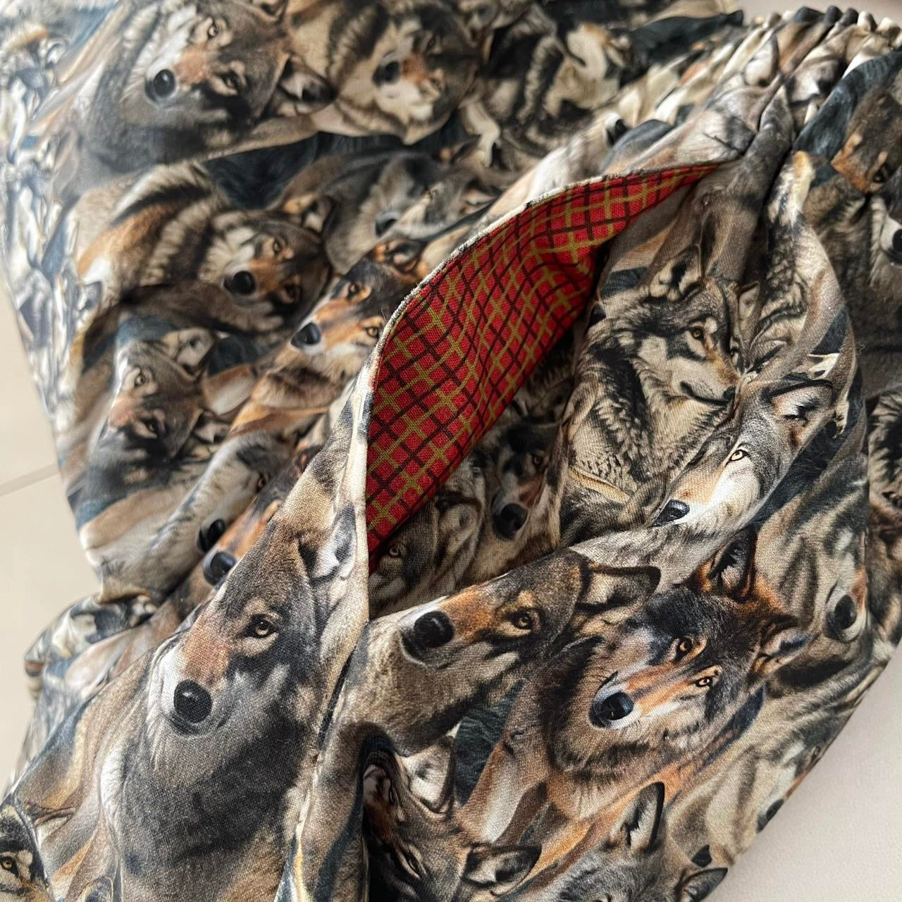 Oversized Cute Wolf Camoflage Baggy Shorts. *PRE-ORDER