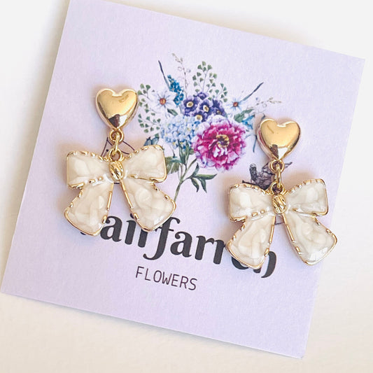 Beloved Pearl Gold Earrings