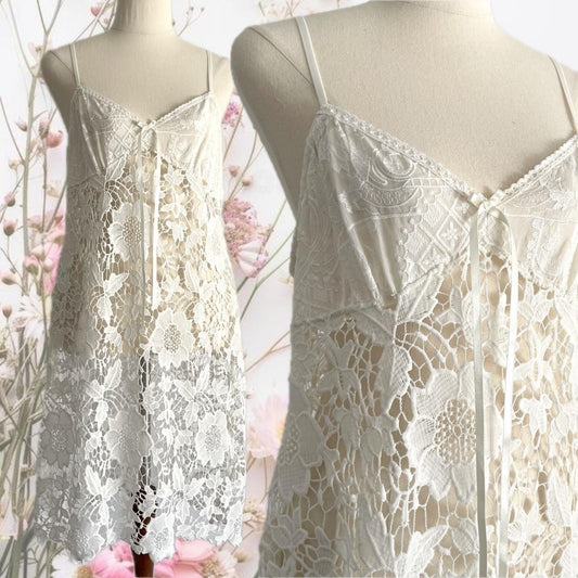 Cool to be Kind Lace Slip Dress