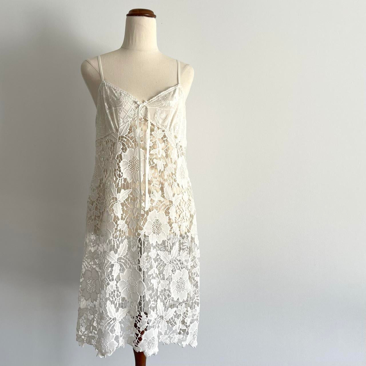 Cool to be Kind Lace Slip Dress